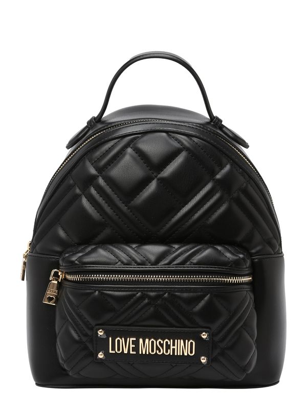 Love Moschino Love Moschino Nahrbtnik 'ZAINO'  zlata / črna