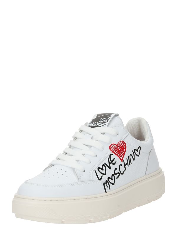 Love Moschino Love Moschino Nizke superge  temno siva / rdeča / črna / bela