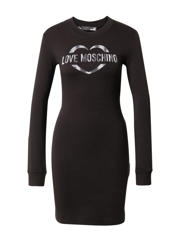 Love Moschino Love Moschino Obleka  svetlo siva / temno siva / črna