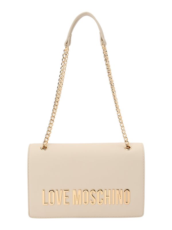 Love Moschino Love Moschino Torba za čez ramo 'BOLD LOVE'  kremna / zlata
