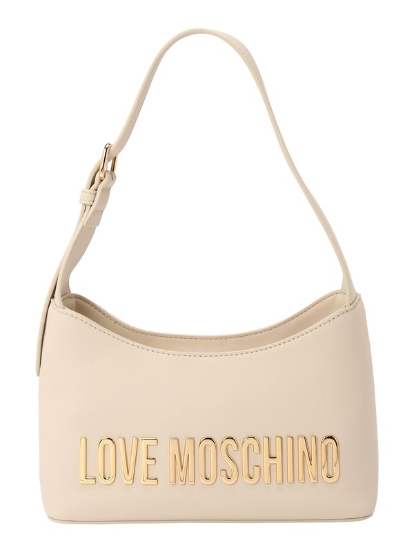Love Moschino Love Moschino Torba za čez ramo 'Bold Love'  pesek / zlata