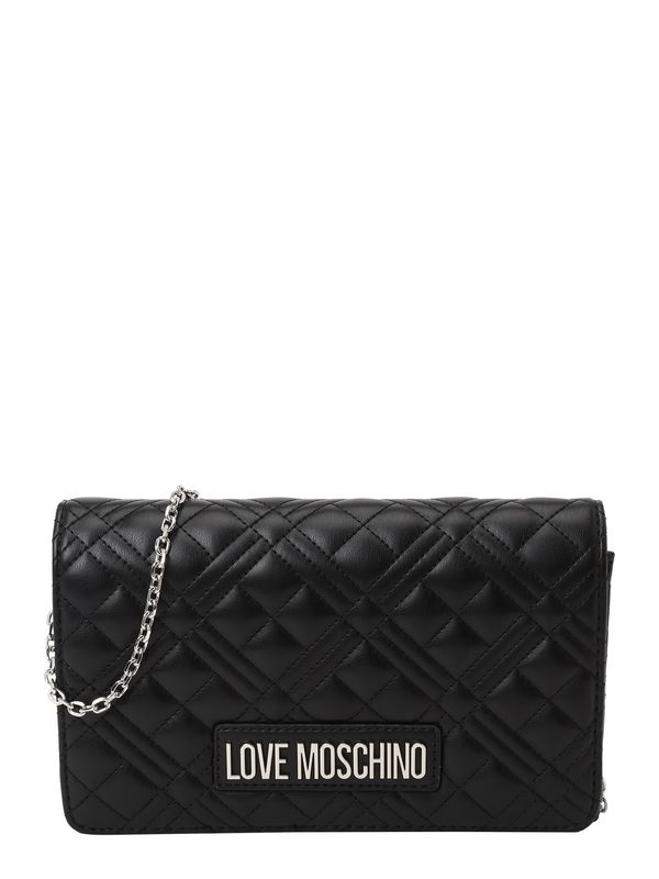 Love Moschino Love Moschino Torba za čez ramo  črna / srebrna