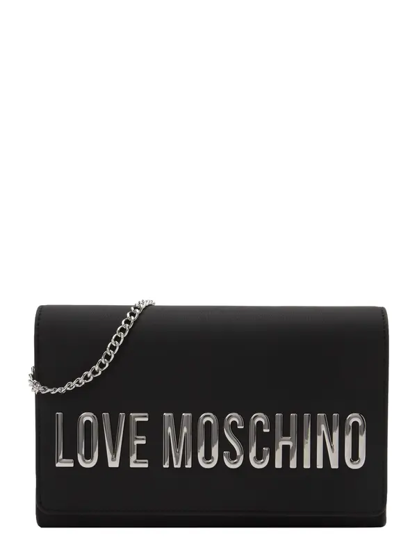 Love Moschino Love Moschino Torba za čez ramo  črna / srebrna