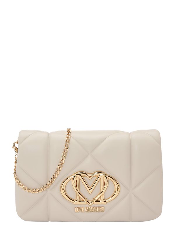 Love Moschino Love Moschino Torba za čez ramo  slonovina / zlata
