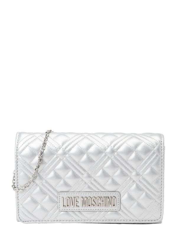Love Moschino Love Moschino Torba za čez ramo  srebrna