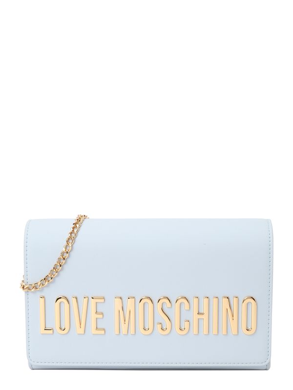 Love Moschino Love Moschino Torba za čez ramo  svetlo modra / zlata