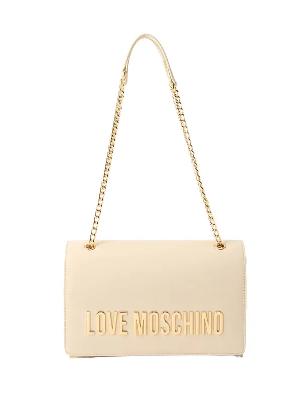 Love Moschino Love Moschino Torba za čez ramo  zlata / volneno bela