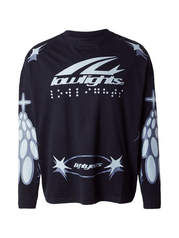 Low Lights Studios Low Lights Studios Majica 'Dark Matter'  siva / bazaltno siva / črna