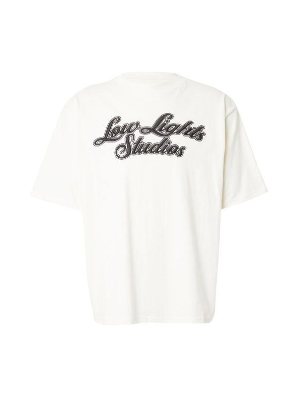Low Lights Studios Low Lights Studios Majica 'Shutter'  ecru / črna