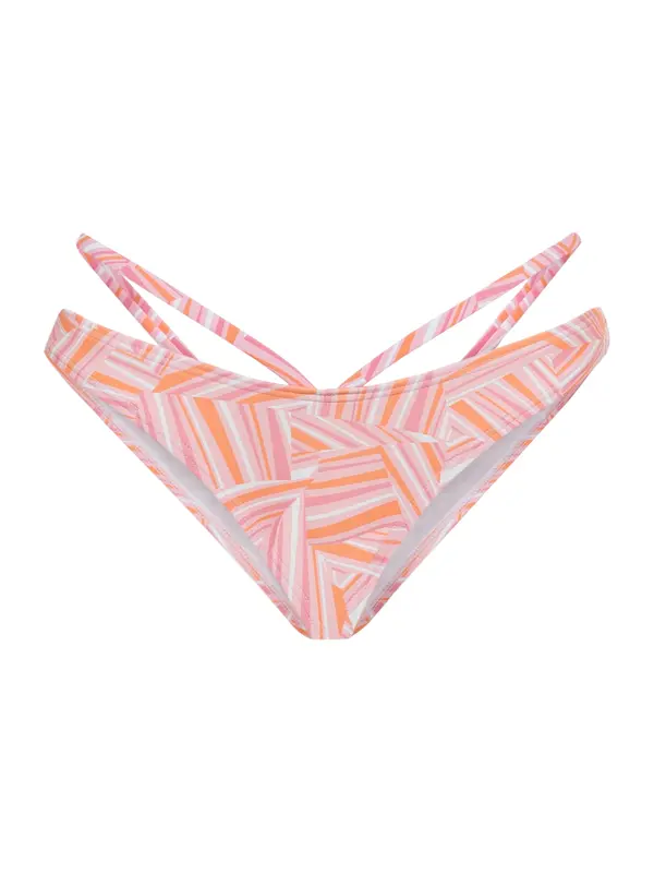 LSCN by LASCANA LSCN by LASCANA Bikini hlačke 'Lisa'  oranžna / roza / bela