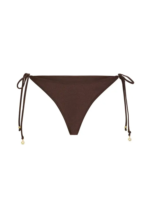 LSCN by LASCANA LSCN by LASCANA Bikini hlačke 'Mix-Kini'  temno rjava