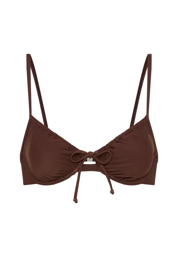 LSCN by LASCANA LSCN by LASCANA Bikini zgornji del  čokolada