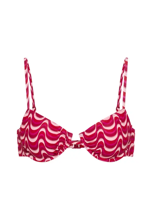 LSCN by LASCANA LSCN by LASCANA Bikini zgornji del  fuksija / pastelno roza / svetlo rdeča