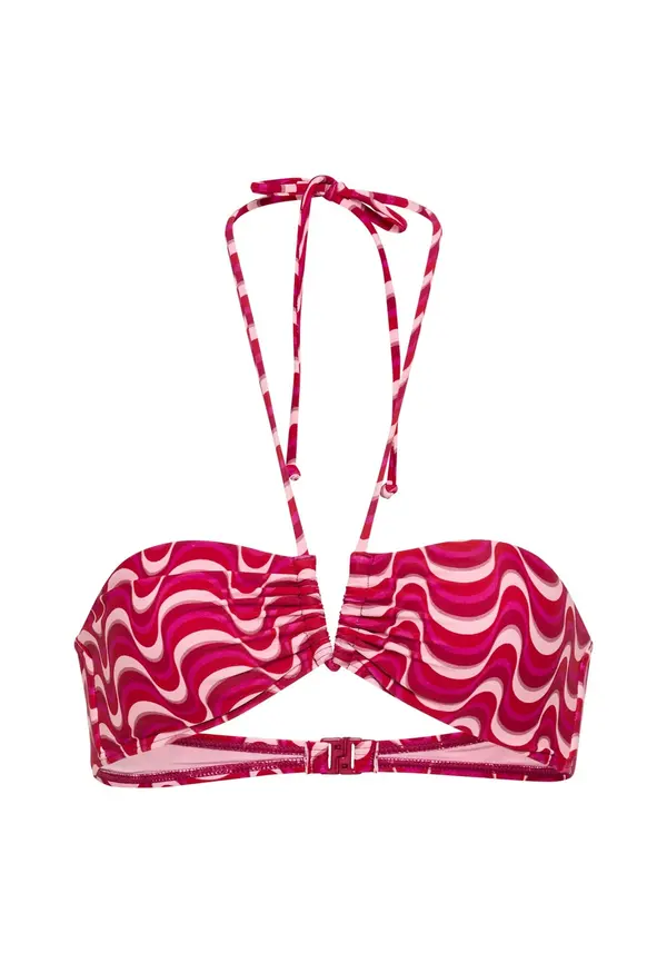 LSCN by LASCANA LSCN by LASCANA Bikini zgornji del  roza / magenta / bela