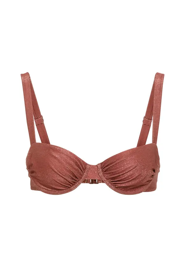 LSCN by LASCANA LSCN by LASCANA Bikini zgornji del  svetlo rjava