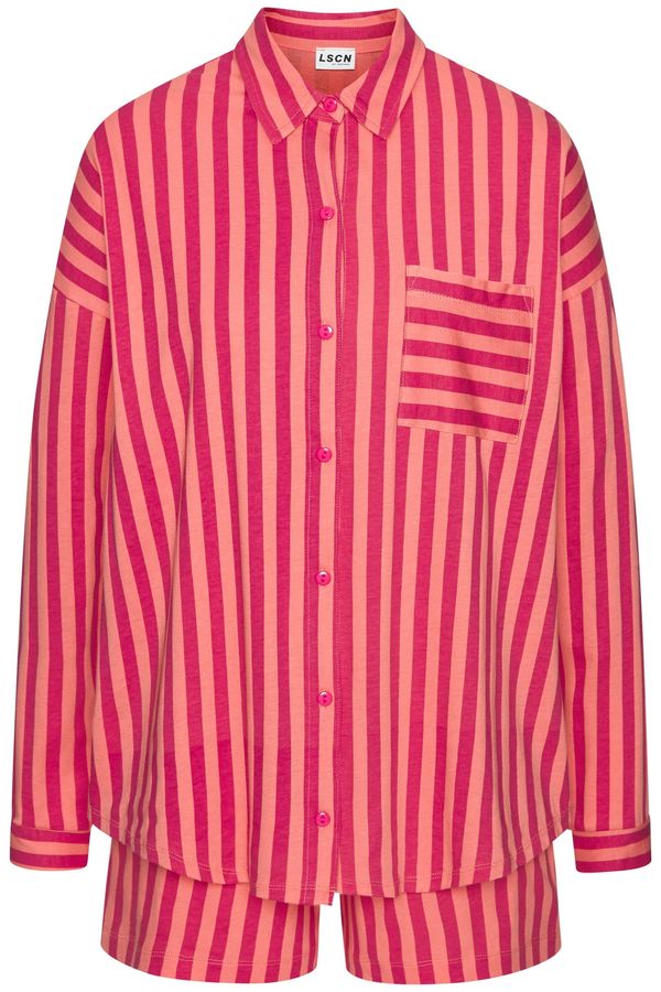 LSCN by LASCANA LSCN by LASCANA Pižama  losos / temno roza