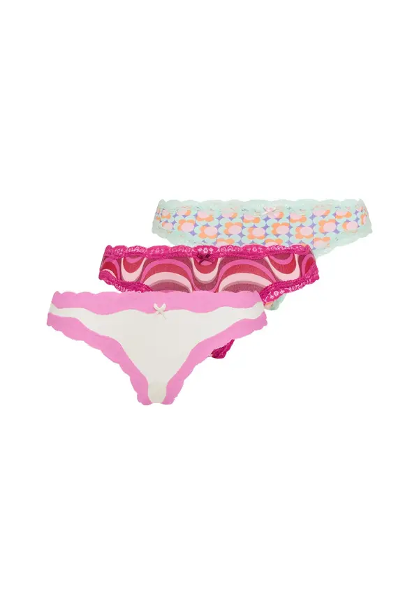 LSCN by LASCANA LSCN by LASCANA Tangice  modra / pastelno zelena / roza / magenta