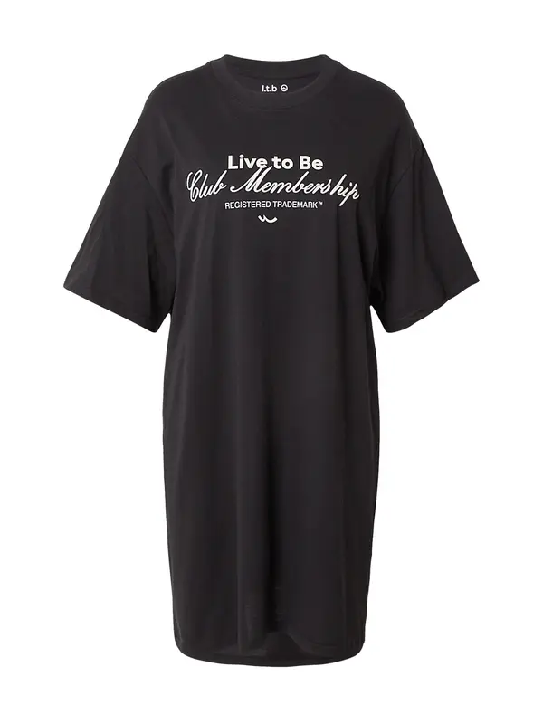 LTB LTB Obleka 'YENAFE'  črna / bela
