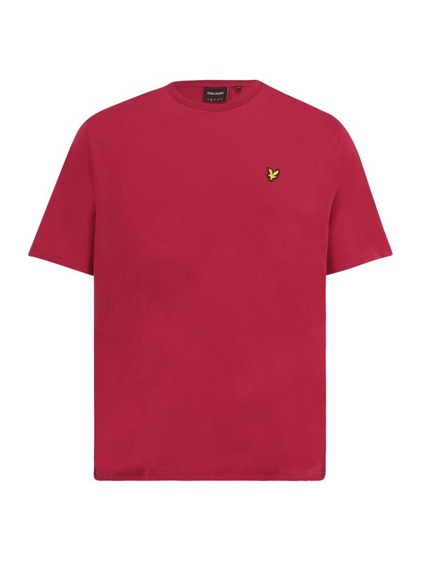 Lyle & Scott Big&Tall Lyle & Scott Big&Tall Majica  rumena / burgund / črna