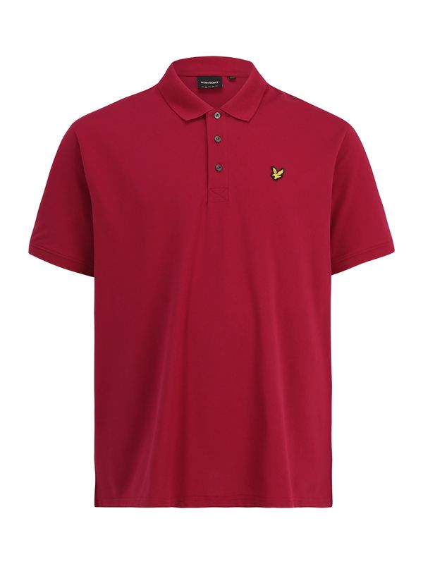 Lyle & Scott Big&Tall Lyle & Scott Big&Tall Majica  rumena / burgund / črna