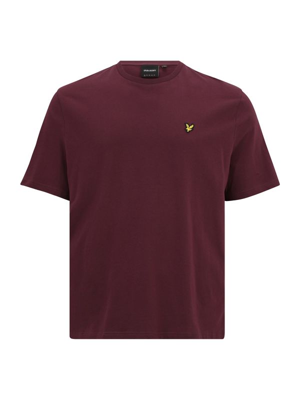 Lyle & Scott Big&Tall Lyle & Scott Big&Tall Majica  rumena / burgund