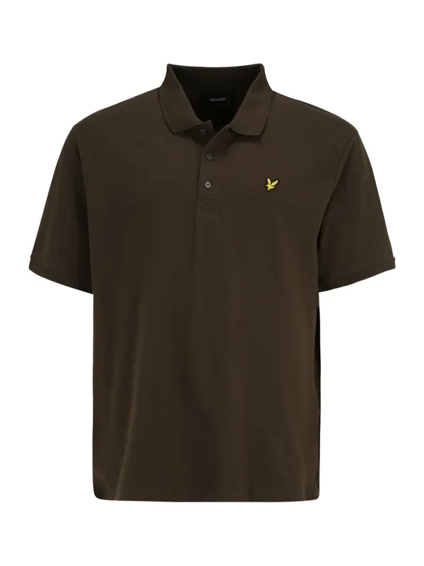 Lyle & Scott Big&Tall Lyle & Scott Big&Tall Majica  temno rjava / rumena
