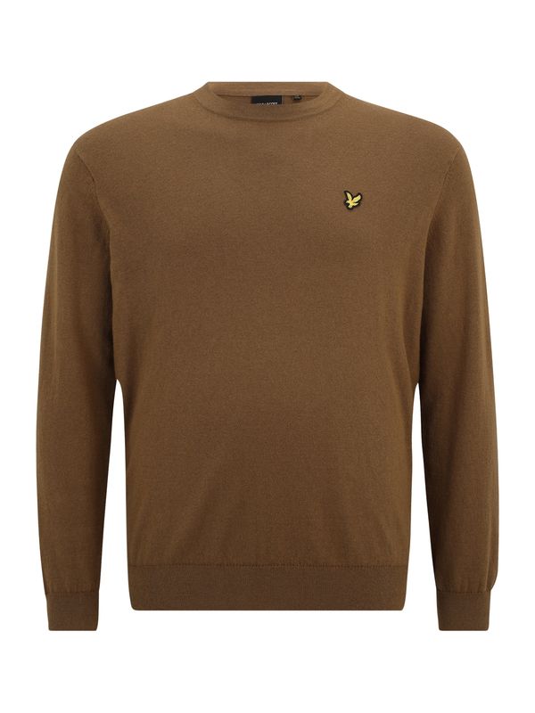 Lyle & Scott Big&Tall Lyle & Scott Big&Tall Pulover  pikčasto rjava