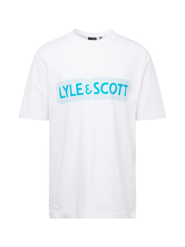 Lyle & Scott Lyle & Scott Majica  azur / bela