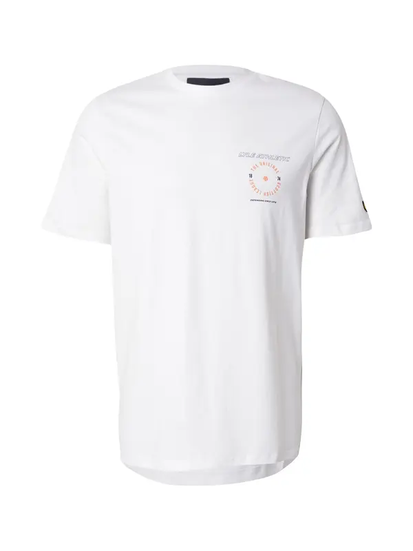 Lyle & Scott Lyle & Scott Majica 'Lyle Athletic'  mornarska / oranžna / bela