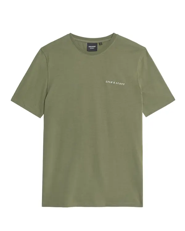 Lyle & Scott Lyle & Scott Majica  oliva / bela