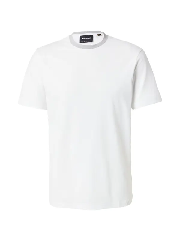 Lyle & Scott Lyle & Scott Majica  pegasto siva / bela