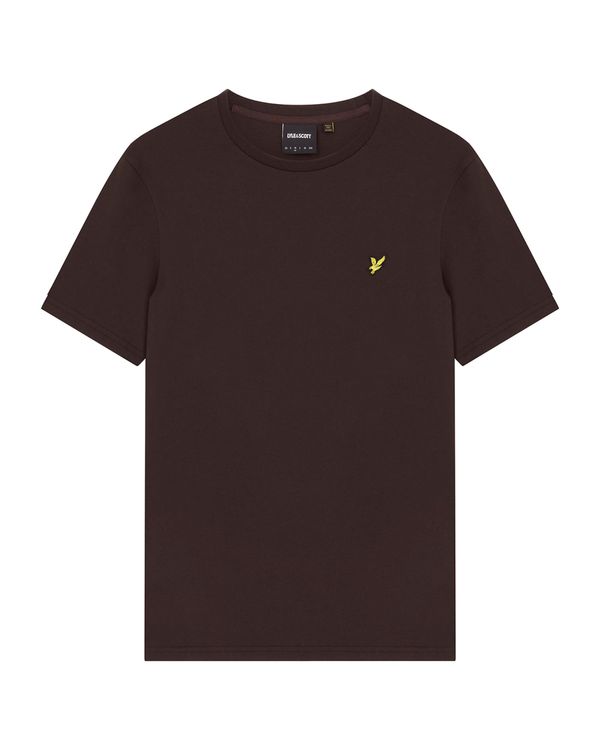 Lyle & Scott Lyle & Scott Majica 'Plain'  temno rjava / rumena