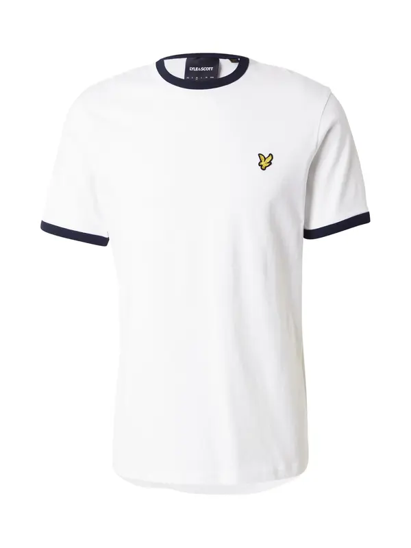 Lyle & Scott Lyle & Scott Majica 'Ringer'  nočno modra / rumena / bela