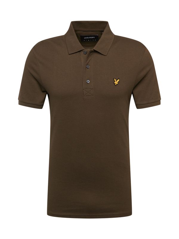 Lyle & Scott Lyle & Scott Majica  temno rjava / rumena