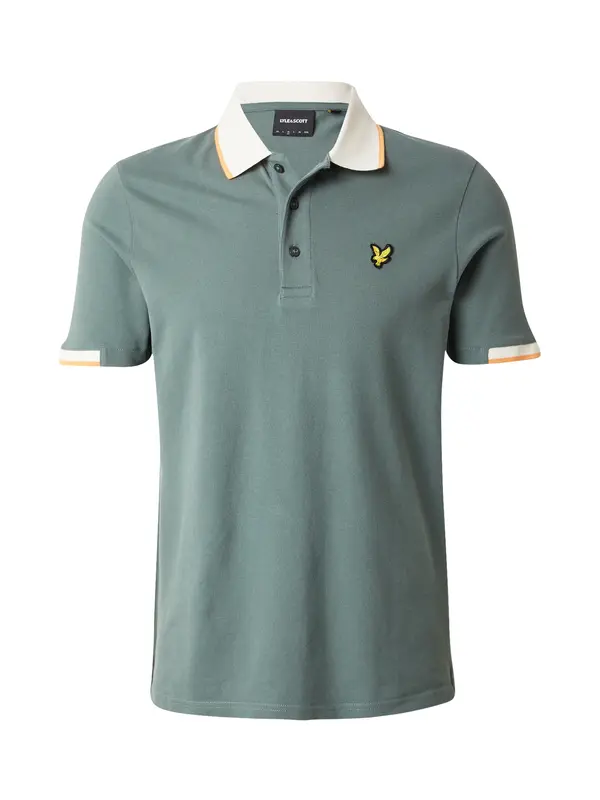Lyle & Scott Lyle & Scott Majica  temno zelena / svetlo oranžna / jajčna lupina