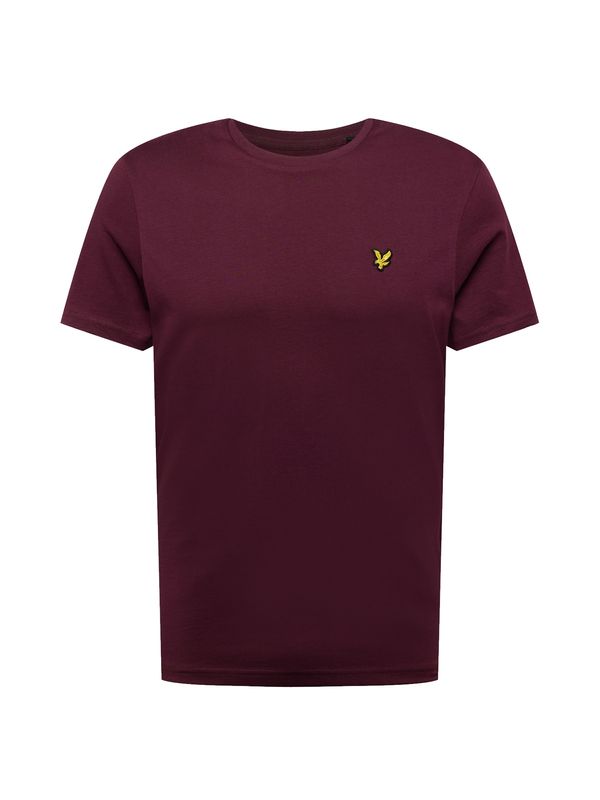 Lyle & Scott Lyle & Scott Majica  zlato-rumena / burgund / črna