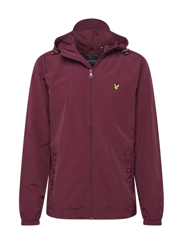 Lyle & Scott Lyle & Scott Prehodna jakna  burgund