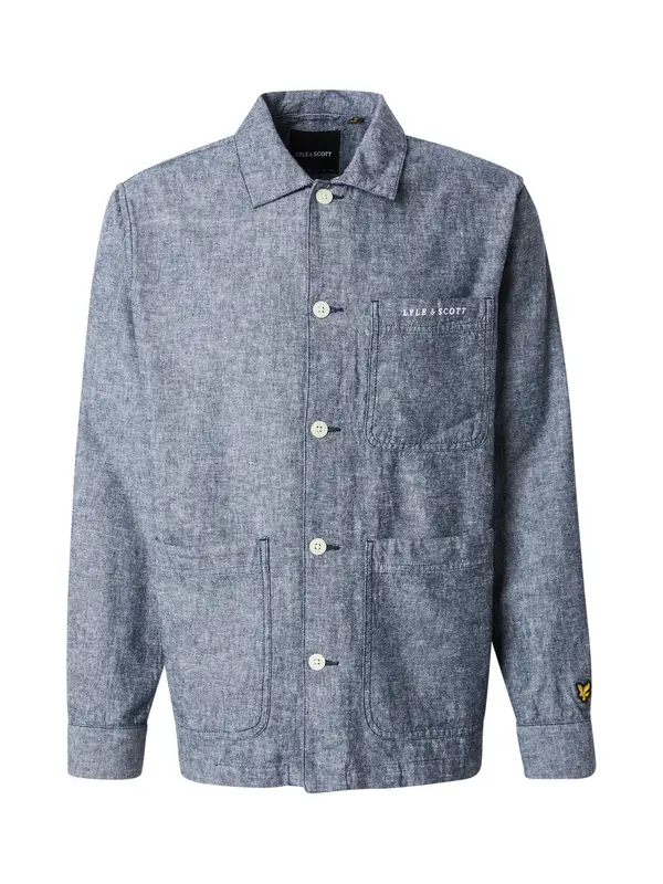 Lyle & Scott Lyle & Scott Prehodna jakna 'Flax'  progasto modra