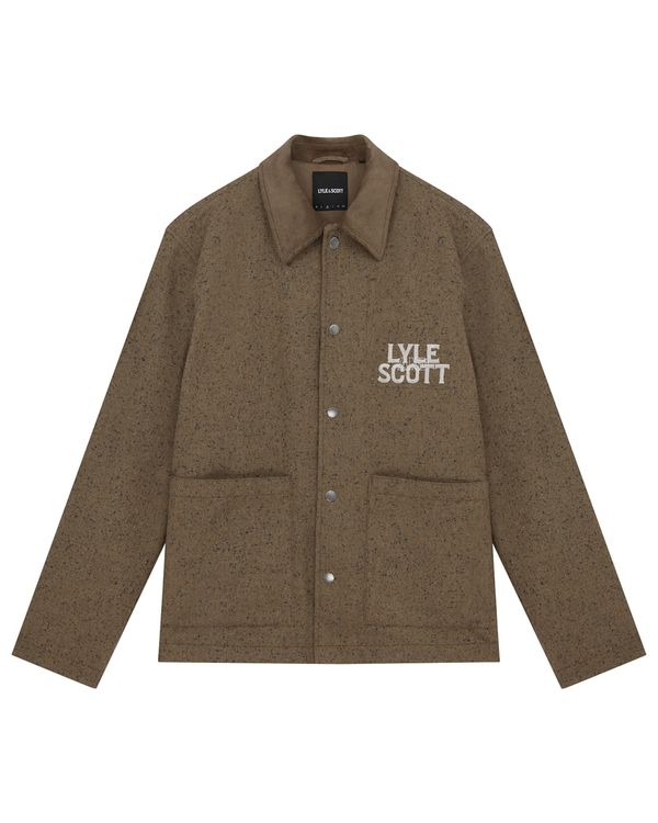 Lyle & Scott Lyle & Scott Prehodna jakna  svetlo rjava / antracit / bela