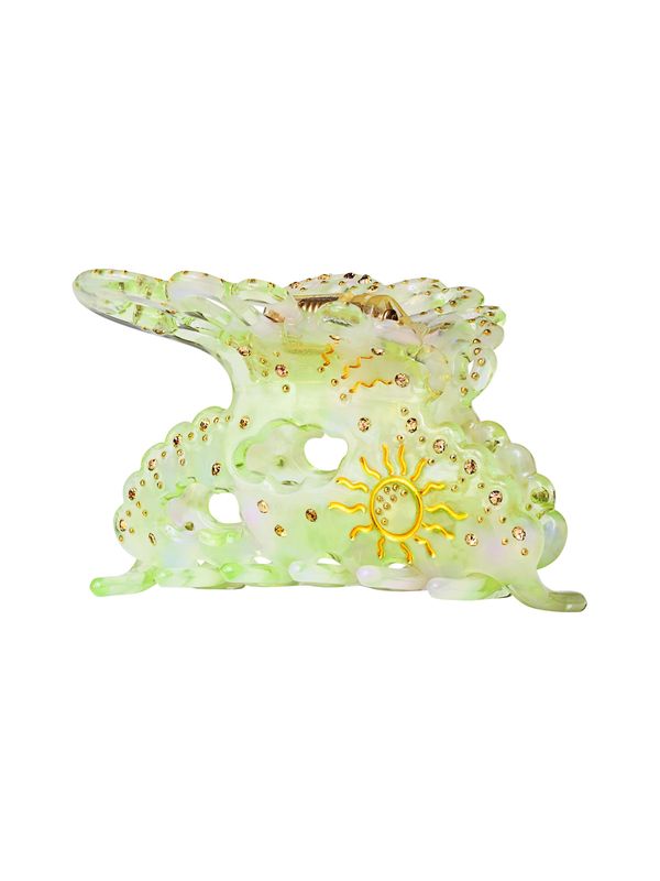 Maanesten Maanesten Dodatki za lase  zlata / svetlo zelena / bela