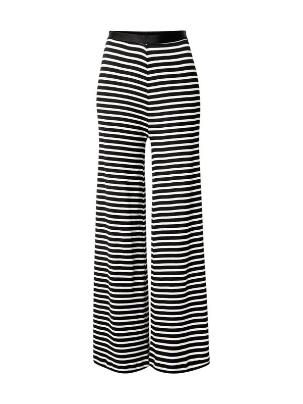 MADS NORGAARD COPENHAGEN MADS NORGAARD COPENHAGEN Hlače  črna / bela