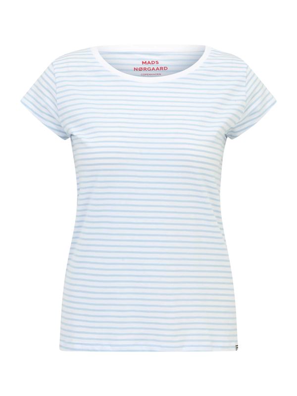 MADS NORGAARD COPENHAGEN MADS NORGAARD COPENHAGEN Majica  svetlo modra / bela