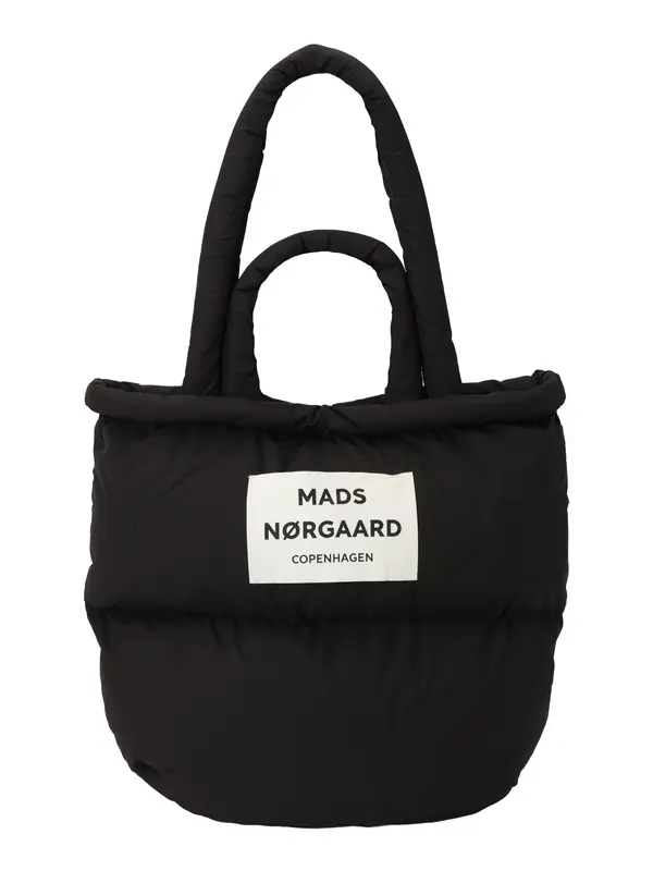 MADS NORGAARD COPENHAGEN MADS NORGAARD COPENHAGEN Nakupovalna torba  črna / off-bela