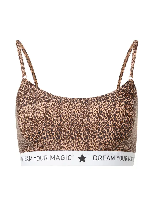 MAGIC Bodyfashion MAGIC Bodyfashion Nedrček 'Dream Your MAGIC'  rjava / svetlo rjava / črna / bela