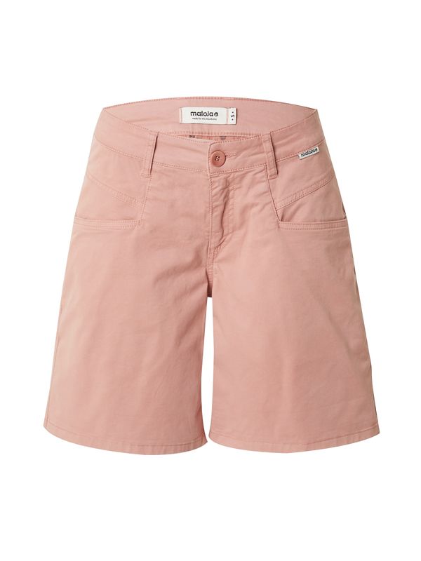 Maloja Maloja Outdoor hlače 'Ritom'  rosé / črna / bela