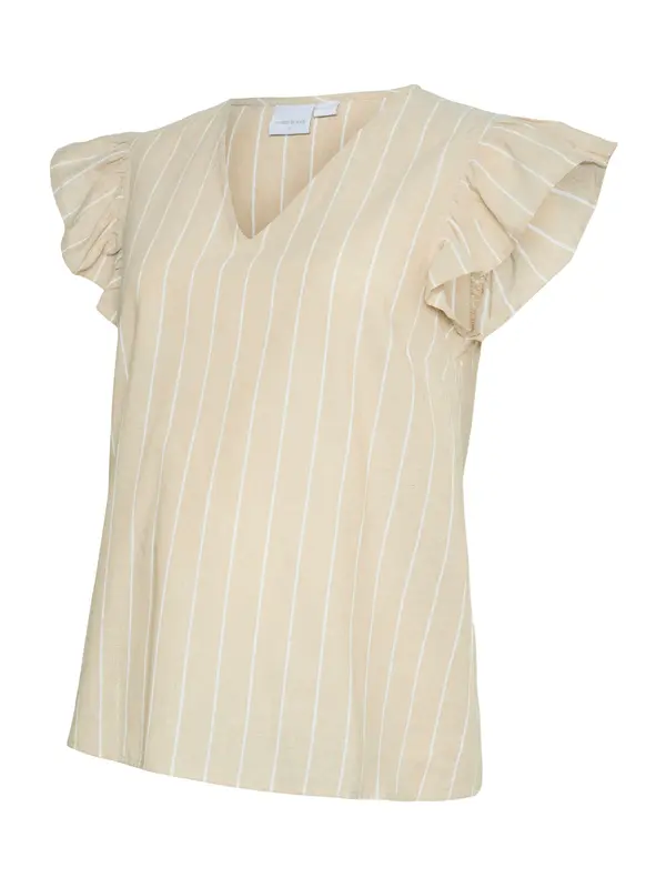 MAMALICIOUS MAMALICIOUS Bluza 'FLORENS'  kremna / bela