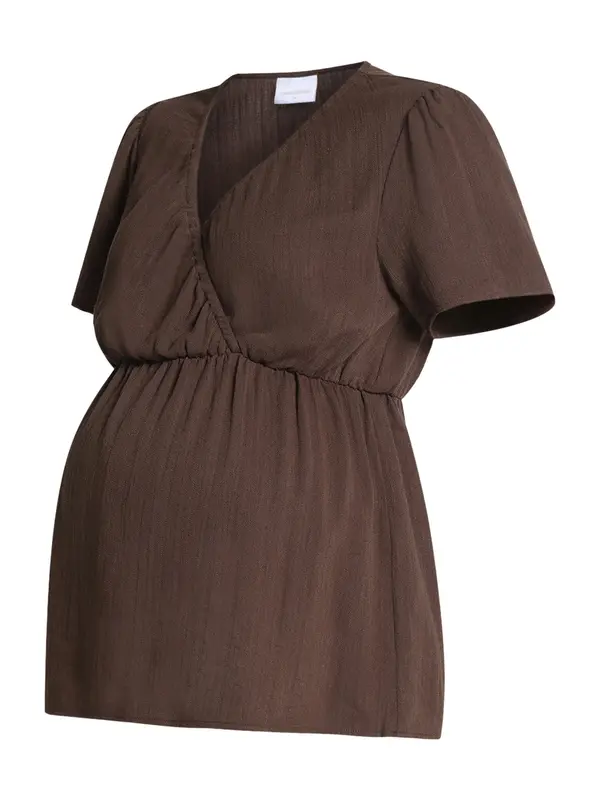 MAMALICIOUS MAMALICIOUS Bluza 'MLHANNA TESS'  rjava