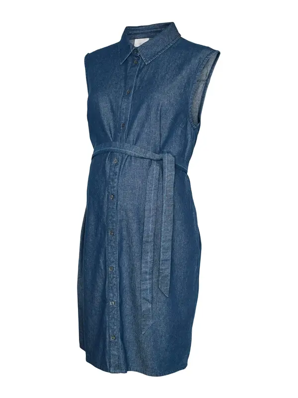 MAMALICIOUS MAMALICIOUS Dolga srajca 'MLJAMAICA LIA'  moder denim