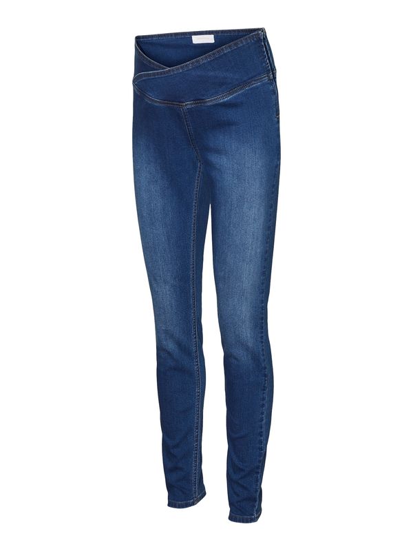 MAMALICIOUS MAMALICIOUS Jeans pajkice 'Houston'  temno modra