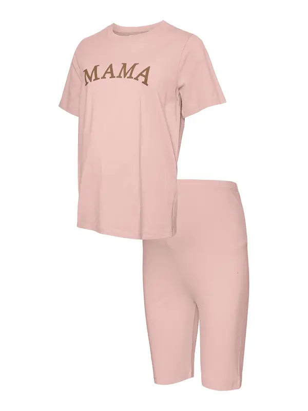 MAMALICIOUS MAMALICIOUS Obleka za doma 'MLKAJA'  oliva / roza